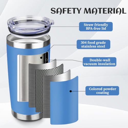 20oz Stainless Steel Travel Coffee Tumbler