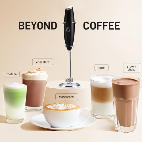 Powerful Milk Frother Wand With Duracell Batteries