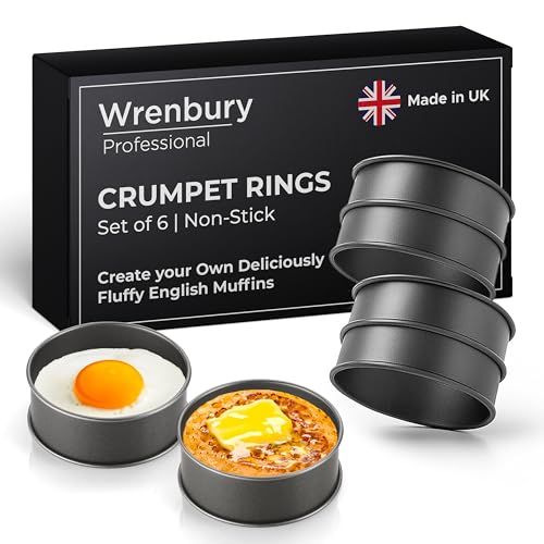 Crumpet Rings Nonstick 3.5 inch (6 Count)