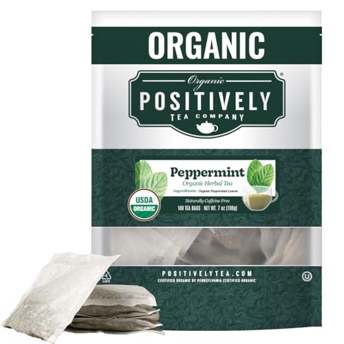 Peppermint Leaf Herbal Tea Bags (100 Count)