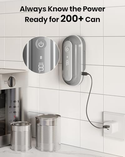 Retro Rechargeable Electric Can Opener