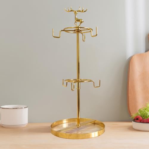 Christmas Elk Coffee Mug Tree Holder for Counter