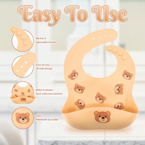 Silicone Baby Feeding Set 7 Pcs (7 Count)