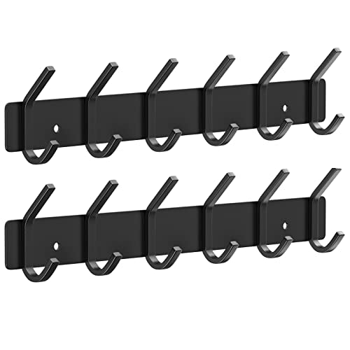Wall Hooks Coat Hooks Wall Mounted (2 Count)