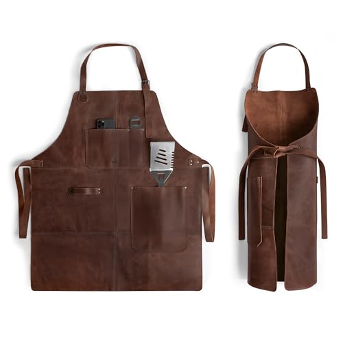 Grill Apron Protective Clothing Cover for Cooking and Grilling