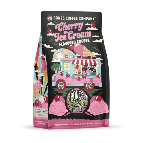 Cherry Ice Cream Flavored Coffee (12 Ounce)