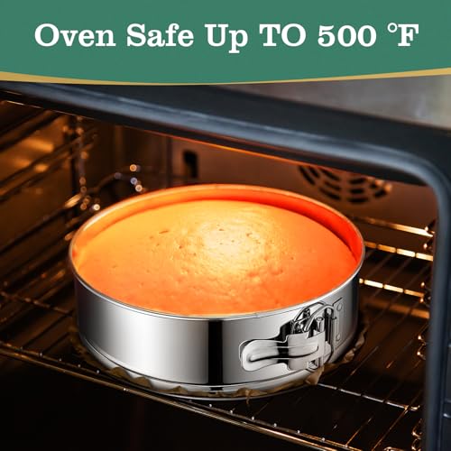 10 Inch Springform Cake Pan with Removable Bottom