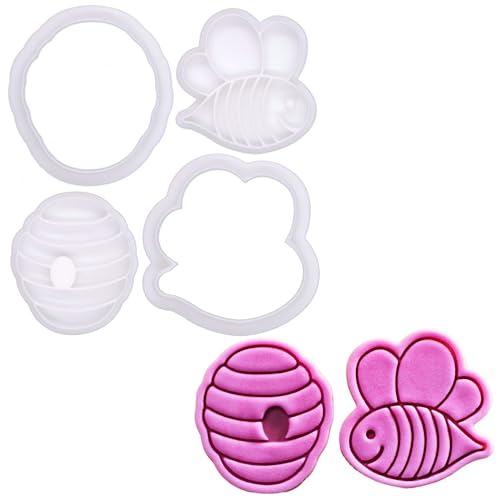Bee Happy Mini 2" Cookie Cutter & Stamp Set