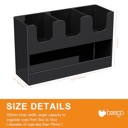 4 Compartment Cup Holder for Countertop