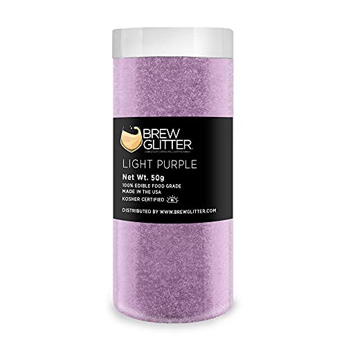 Light Purple BREW GLITTER Edible Glitter For Drinks