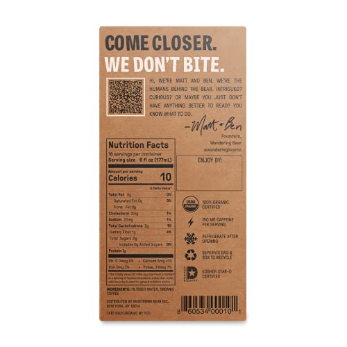 Straight Black Organic Cold Brew Coffee On Tap (96 Fl Oz)