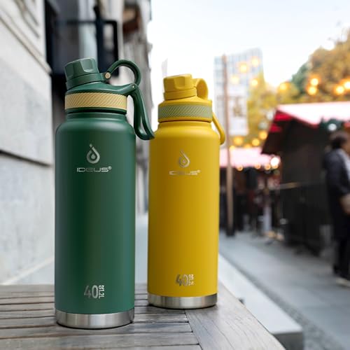 Insulated Stainless Steel Water Bottle with 2 Leak