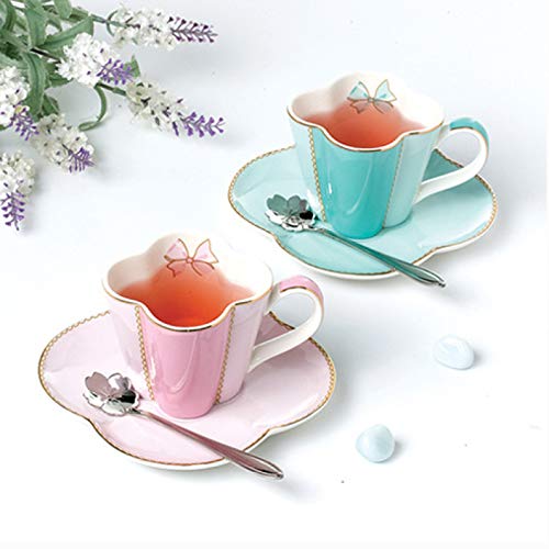 Porcelain Ceramic Coffee Tea Gift Sets Coffee Cup for 4 Series Bone China Teapot with Tea Cups and Teaspoons Birthday Wedding Gifts