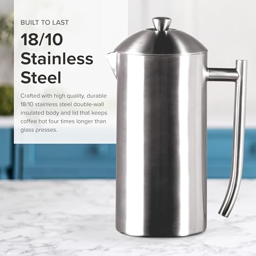 Coffee Press Stainless Steel French Press Coffee Maker