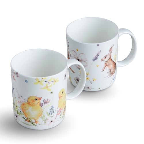 Coffee Mug with Handles Tea Cups (2 Count)