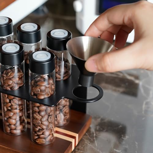 Single Dose Coffee Storage Tubes 10 Pcs Dosing Glass Vials with One