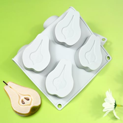 Pear Shape Silicone Mold 3D Cake Moulds Mousse For Ice Creams Chocolate Pastry Bakeware Dessert Art Pan Cake Mold