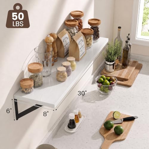 Wall Mounted Floating Shelves Set of 2 (2 Count)