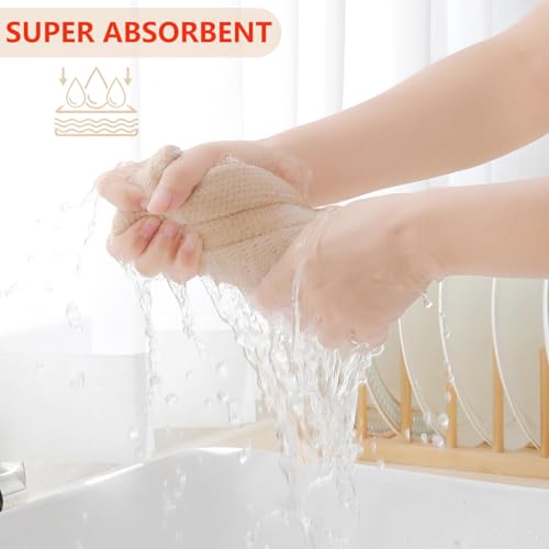 100% Cotton Waffle Weave Kitchen Dish Towels 18 (18 Count)