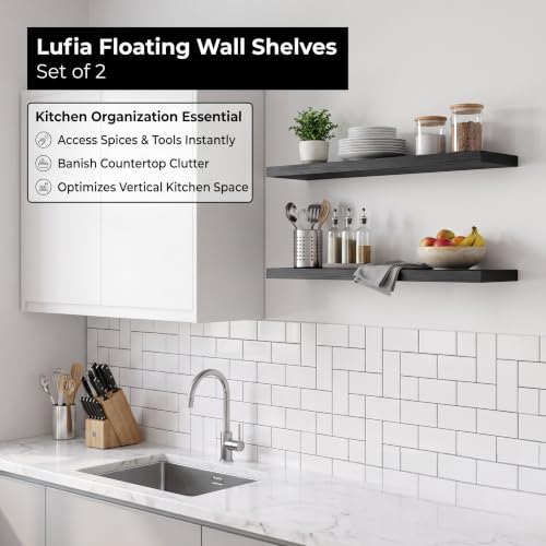 Floating Wall Shelves (2 Count)