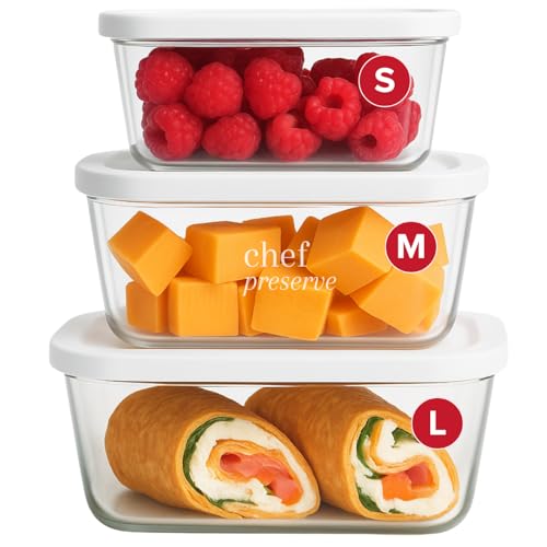Glass Vacuum Seal Containers for Food Storage