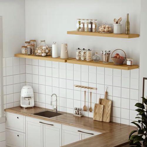 Single Floating Shelves 48x10” Set of 1