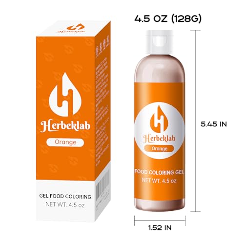 Orange Gel Food Coloring (4.5 Fl Oz)