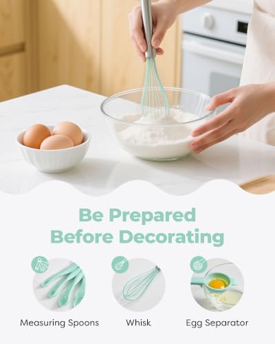 158 Cake Decorating Kit Baking Supplies Tools for Beginners & Pros