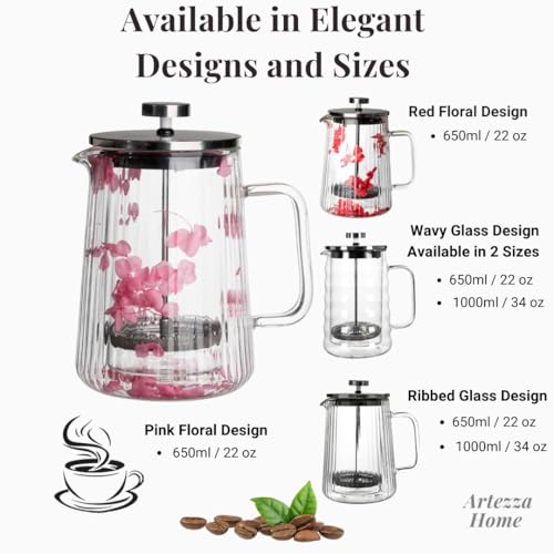 Glass French Press Coffee Maker