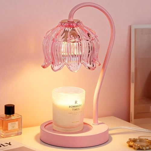 Flower Candle Warmer Lamp with Timer