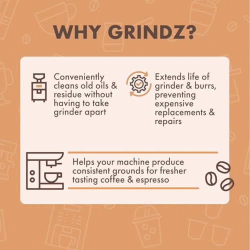 Grindz Professional Coffee Grinder Cleaning Tablets (102 Count)