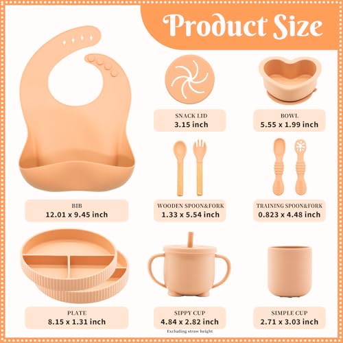 Silicone Baby Feeding Set 11 Pcs (11 Count)