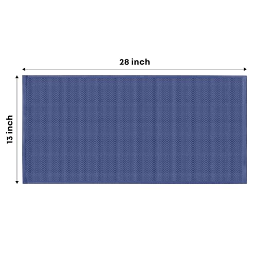 100% Cotton Navy Blue Waffle Weave Kitchen Dish Cloths (4 Count)