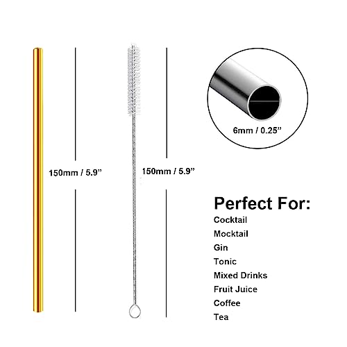 Short Cocktail Straws (16 Count)