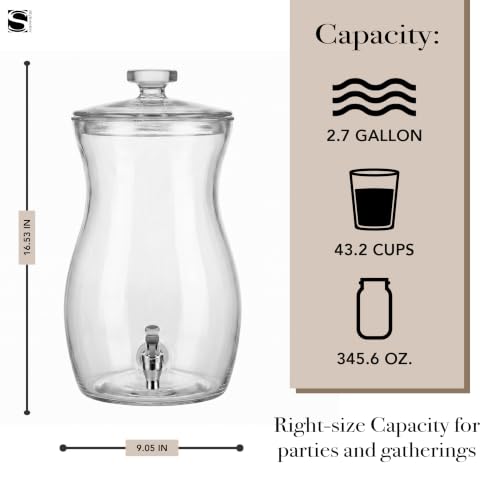 Glass Beverage Dispenser