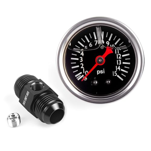 Universal 0 15psi Fuel Pressure Gauge 1