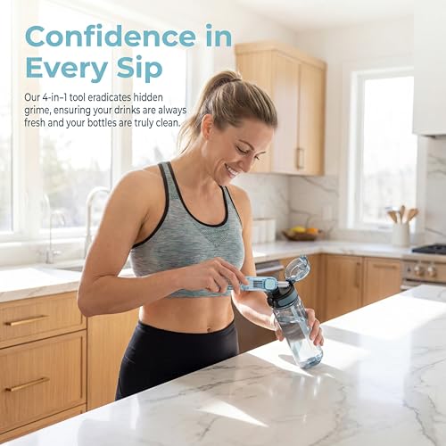 2Pcs 4 in 1 Cup Lid Gap Cleaning Brush Set (2 Count)