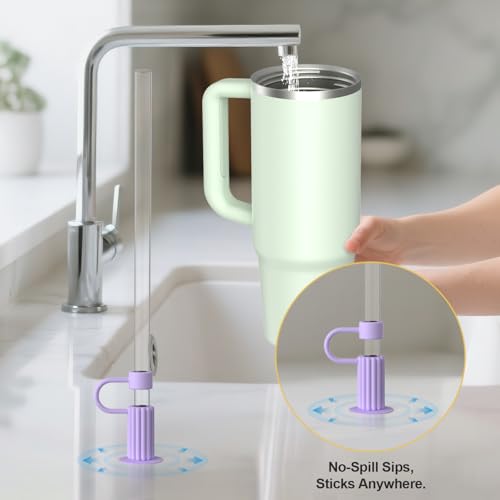 Silicone Straw Covers Cap (6 Count)