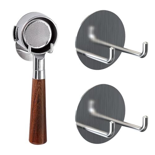 2 Pack Stainless Steel Espresso Portafilter Rack (2 Count)