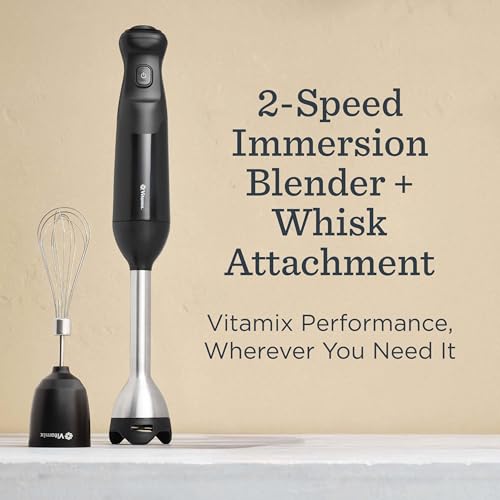 2 Speed Immersion Blender + Whisk Attachment