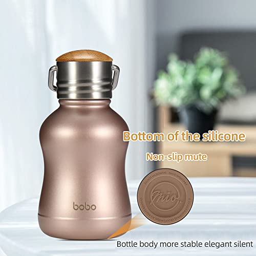 Mini Vacuum Insulated Water Bottle With Bamboo Lid (6 Count)