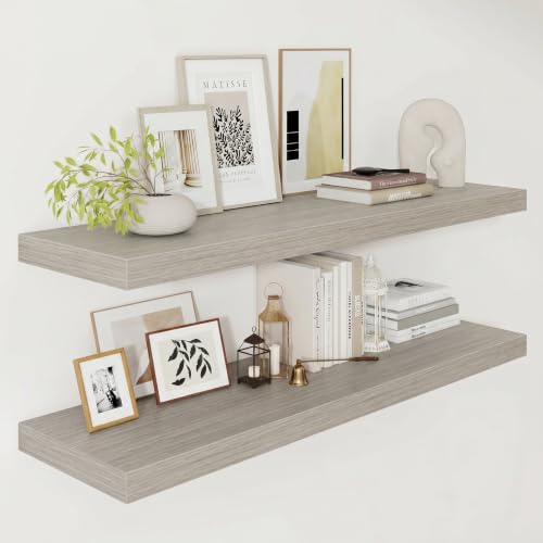Deep Floating Shelves 40x12” Set of 2 (2 Count)