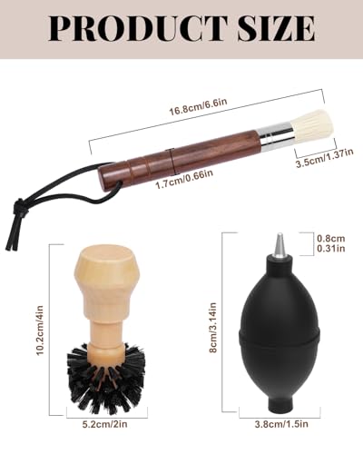 Ebony Bristle Coffee Brush (3 Count)