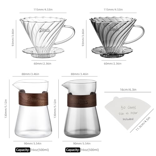 Pour Over Coffee Dripper Set