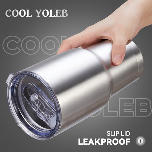 30 oz Tumbler with Lid Stainless Steel Tumblers Bulk (8 Count)