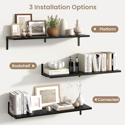 Deep Floating Shelves (2 Count)