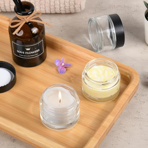 Glass Jars with Lids (24 Count)