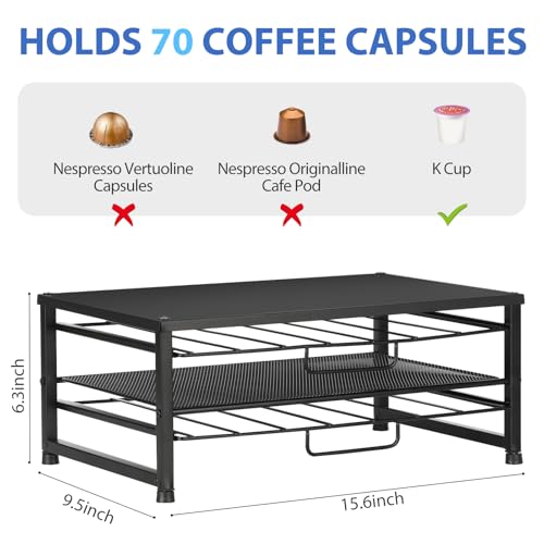 K Cup Holder Organizer for 70 Pods