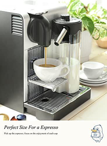 3 oz Espresso Cups with Saucers (4 Count)