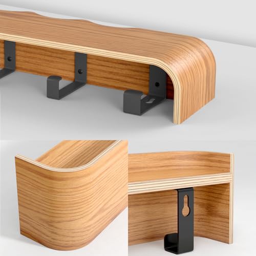 Wall Mounted Coat Rack with Shelf